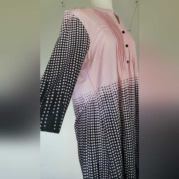 Reborn Tunic Pastel Pink Dot Pattern 1XL - Picture 6 of 8